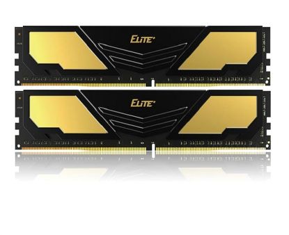  Зображення Модуль пам`ятi DDR4 2x8GB/2400 Team Elite Plus Black (TPD416G2400HC16DC01) 